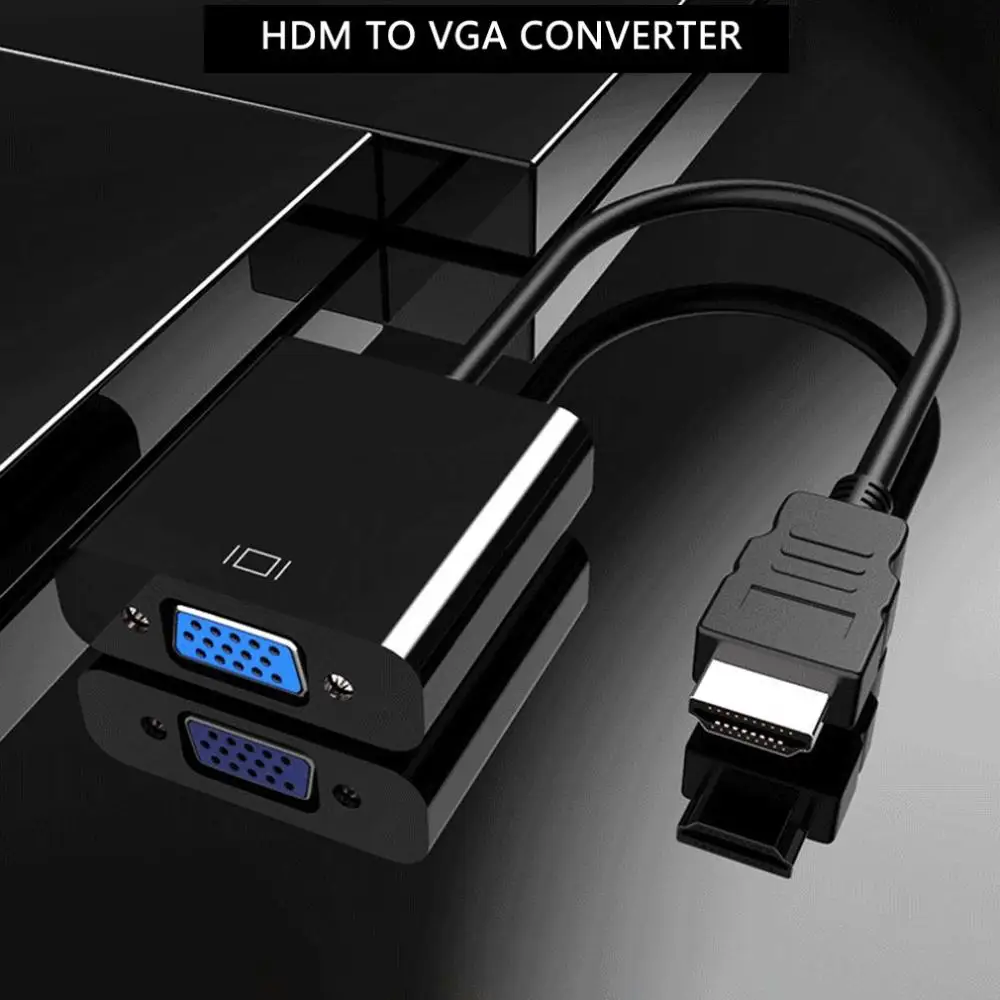 Медный провод материал Hw 2202 Hdmi к Vga кабель с аудио источник питания видео