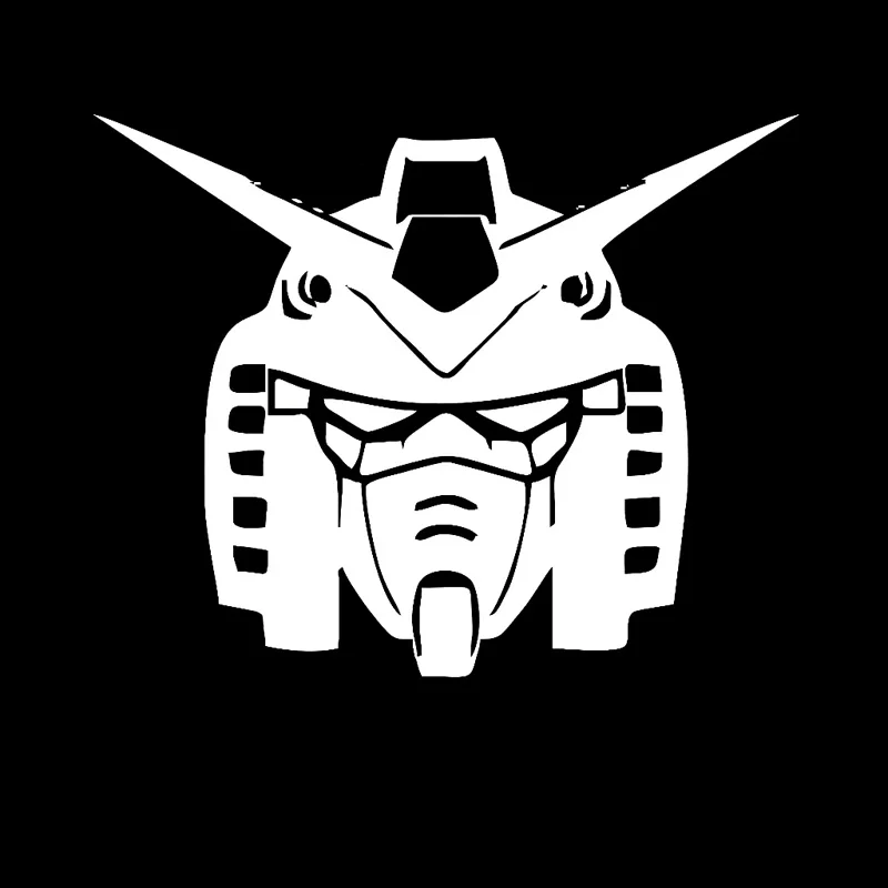 15 6 cm * 12 5 GUNDAM RX-78 Anime автомобильные аксессуары наклейки черный/серебряный цвет |