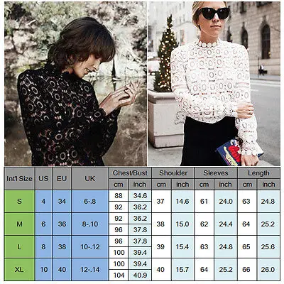 Модная женская кружевная блузка с цветочным узором вязанная крючком длинным