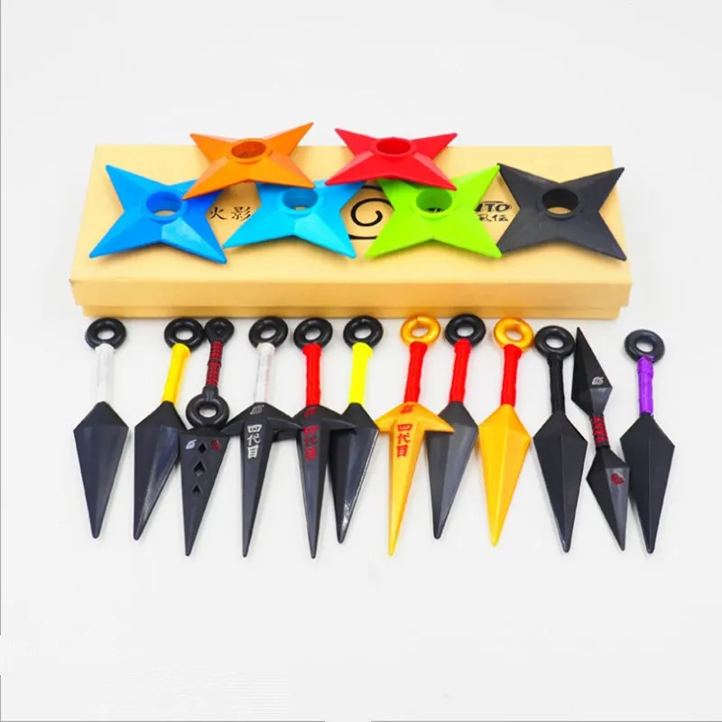 Полный комплект Аниме Наруто Косплей игрушка Метательное оружие реквизит ниндзя