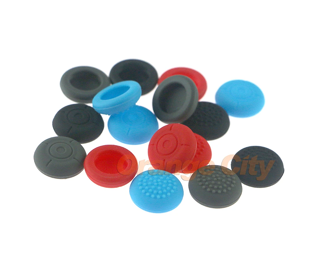 4 шт. 16 шт красочные силиконовый держатель для большого пальца гель защита Nintendo