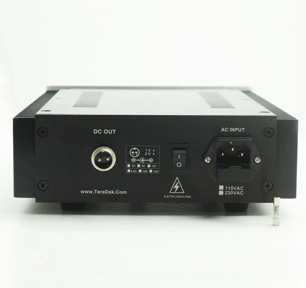 TeraDak DC12V 10A для NAS HiFi обновленный Линейный источник питания с низким уровнем