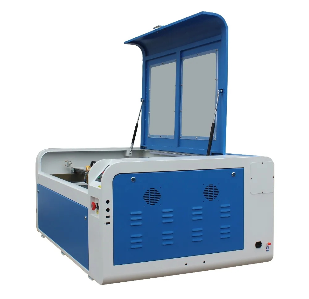 100W Autofocus Laser Cutting Machine With DSP System Cutter Engraver Chiller 1000 x 600 mm | Инструменты