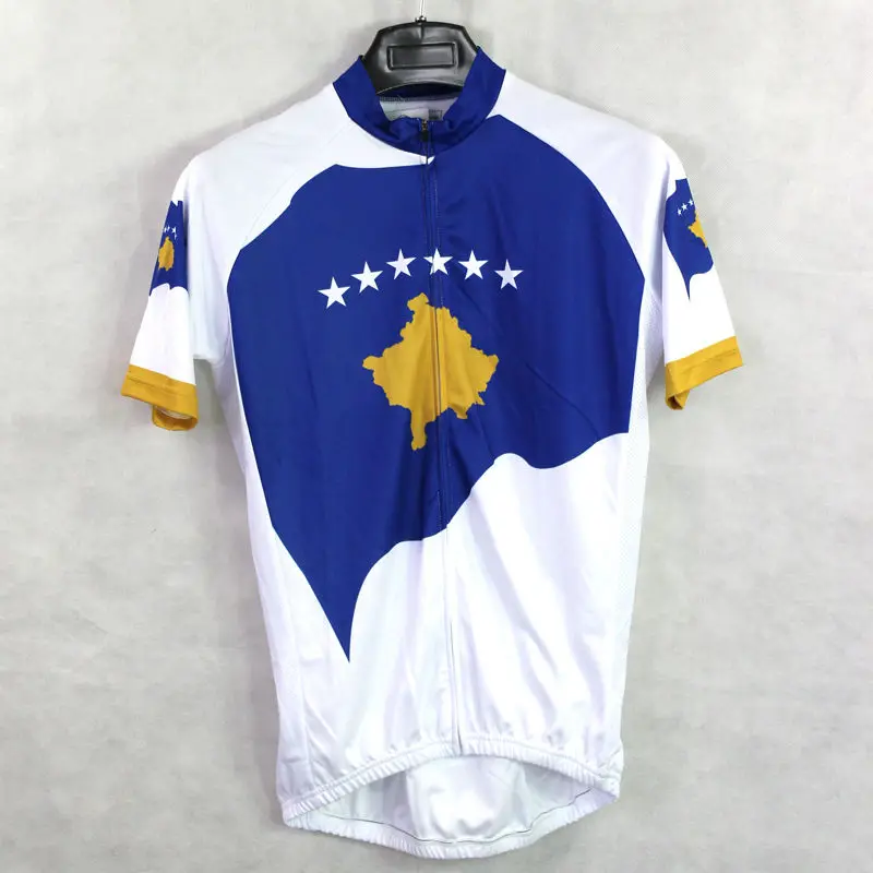 Заграничная спортивная одежда флаг Косово узор велосипедная Для мужчин летний