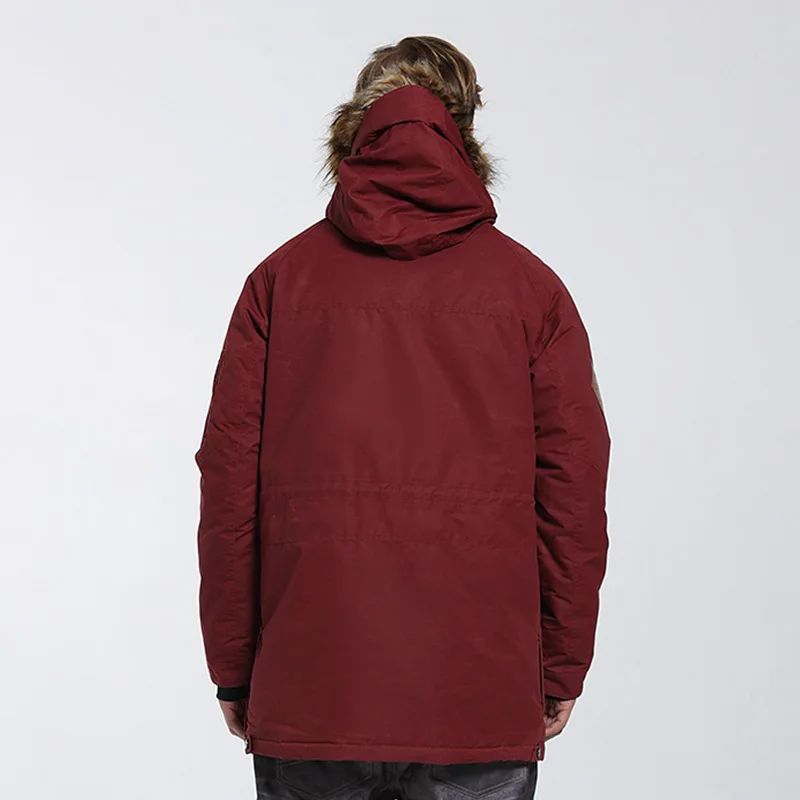 Новинка 2018 г. Мужская лыжная одежда GSOU уличный водонепроницаемый ветрозащитный