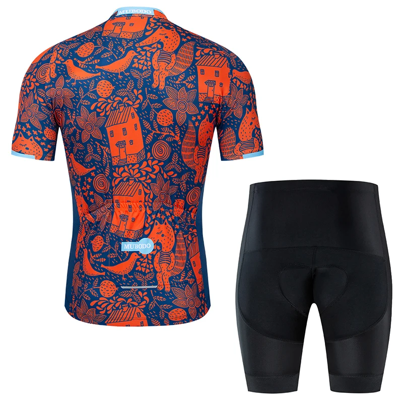 Велосипедные комплекты Джерси Мужская велосипедная одежда подходит для лета