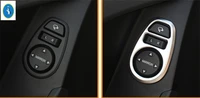 yimaautotrims auto accessory side door rearview mirror adjustment button frame cover trim for hyundai creta ix25 2015 2016 2017
