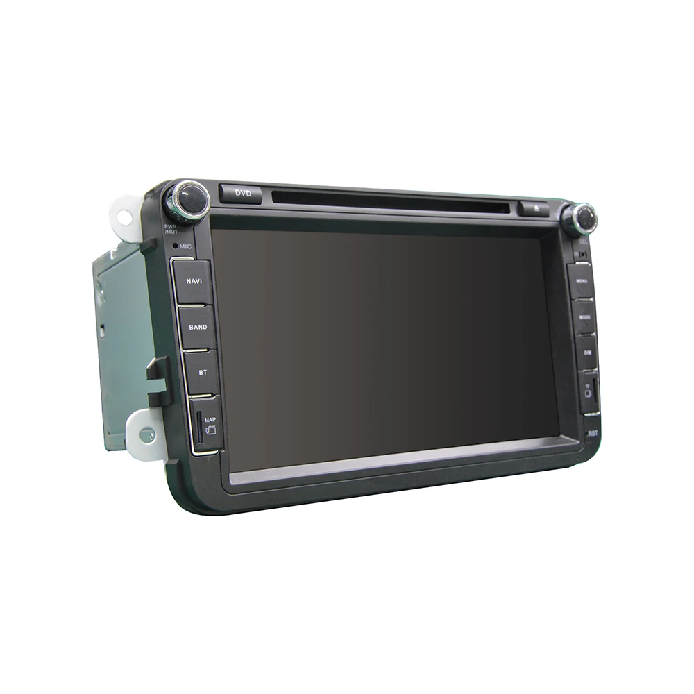 Радио Android 10,0 четырехъядерный 1024*600 автомобильный dvd-плеер стерео Navi для Skoda POLO GOLF PASSAT CC рулевое колесо OBD wifi