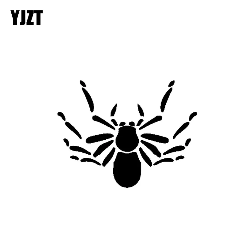 

YJZT 15,2 см * 11,6 см паук пятна виниловые наклейки на машину наклейка черный/Серебряный C19-0322