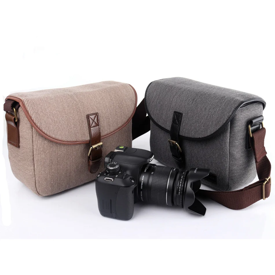 Винтажная Холщовая Сумка для DSLR камеры Nikon D610 P900 P520 D300S D200 P610S P900S P600 P7800 L830 P700 B700 L340