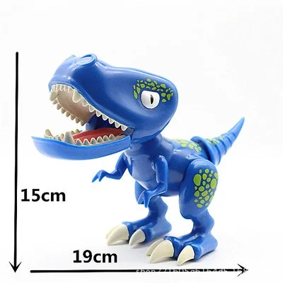 Jurassicc мир парк динозавров T rex мультфильм аниме Q Edition тиранозавр шарнирная
