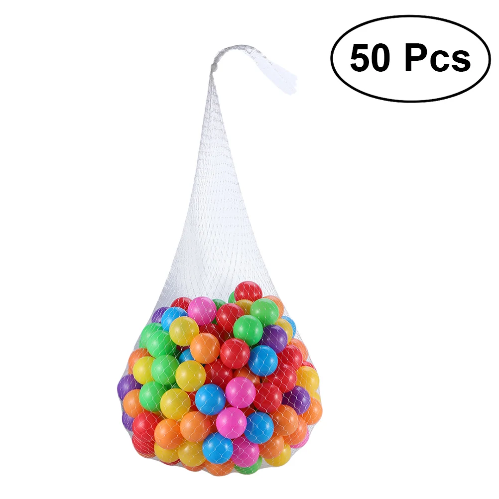 50pcs 7CM colorful 1 шт. детская палатка-замок для улицы, в помещении, портативные складные игры, игрушка, игровая палатка, игровой домик для мальчиков, детей, девочек - Цвет: 50pcs 7CM colorful