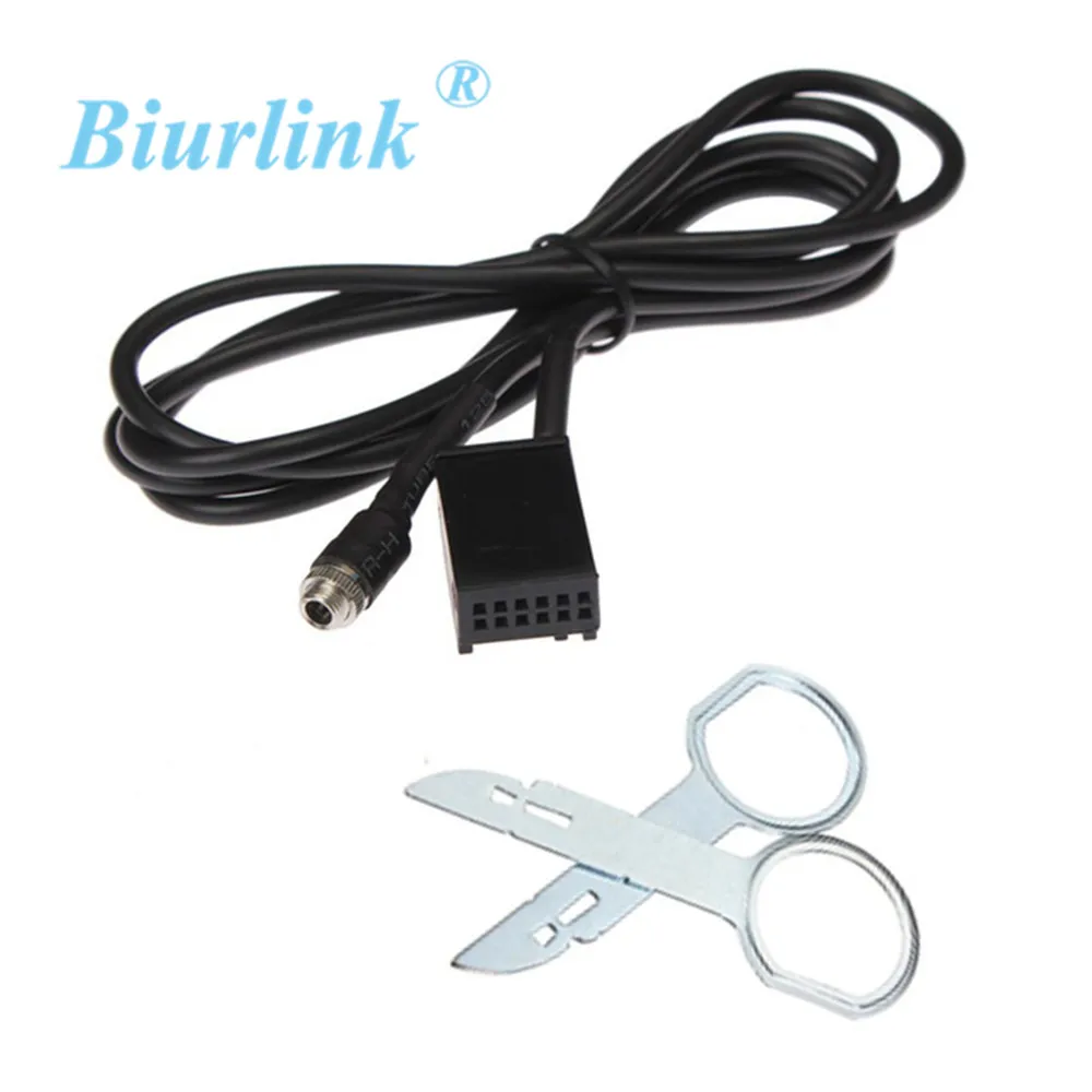Biurlink автомобиль CD чейнджер Aux кабель с 2 шт. ключи для удаления инструмент Ford Focus