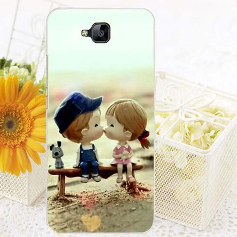 Для Huawei Honor 4C Pro чехол мультфильм Пластик прозрачный границы задняя крышка