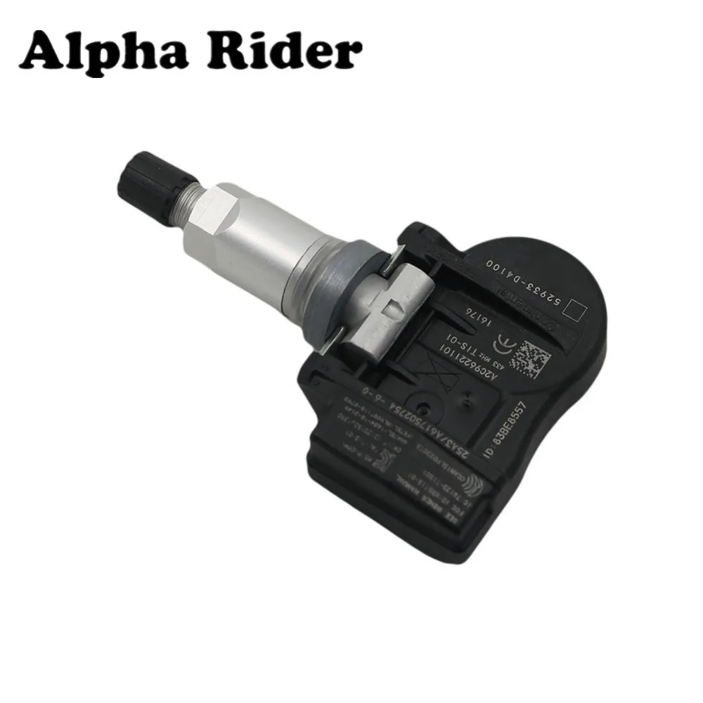 Комплект 4 Авто TPMS 433 МГц датчик давления в шинах монитор 52933-D4100 для ОПТИМА Sportage