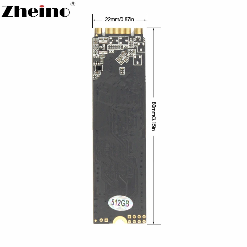 Zheino M.2 SSD N1 512 GB 2280 NGFF SATA Внутренний твердотельный жесткий диск для портативных ПК |