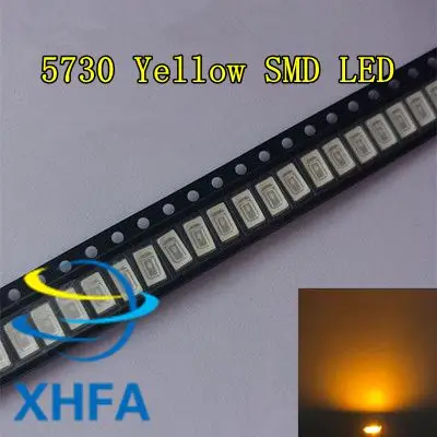 2000 шт. 5630/5730 SMD/SMT желтый светодиод 5730 для поверхностного монтажа светодиодный
