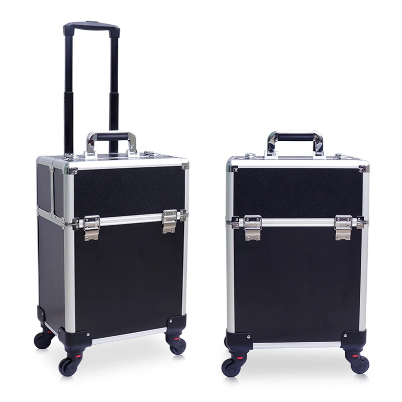 Новый Популярный чехол для макияжа на колесиках женский косметический ногтей