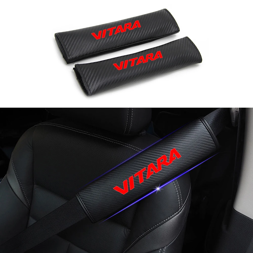 

Car Safety Belt Shoulder Cover For Suzuki Vitara Car Seat Belt Shoulder Strap Protect Pads Cover No Slip No Rubbing Soft 2Pcs