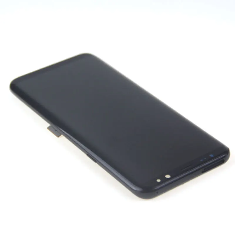 WITH black FRAME AMOLED S8 PLUS lcd для SAMSUNG Galaxy S8PLUS G955 G955F G955fd lcd сенсорный дигитайзер с тенью запасные части - Цвет: WITH black FRAME