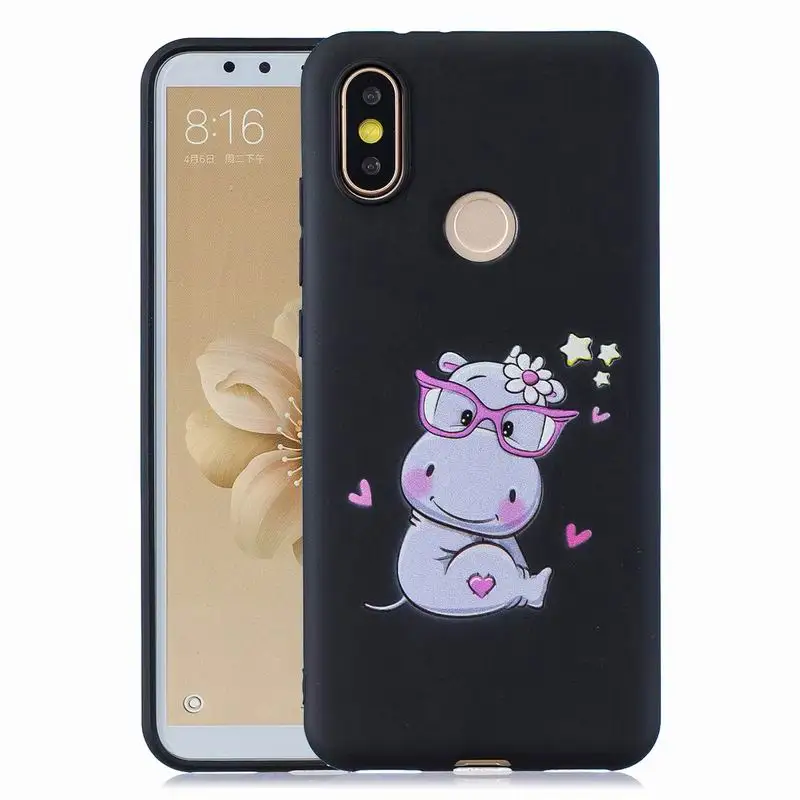 Милый мягкий силиконовый чехол из ТПУ для Xiaomi Redmi Note 5 Pro 7 4A 5A 6A 6 4 4X S2 GO телефона с