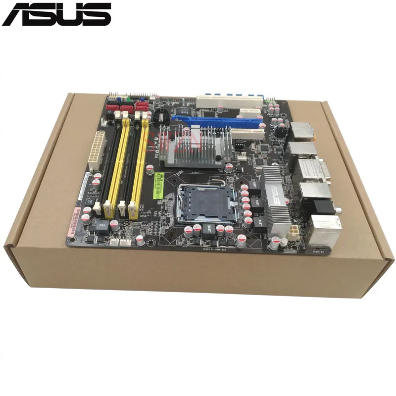 Оригинальный использовать сервер материнская плата для Asus P5N VM WS Socket 775 максимум 4