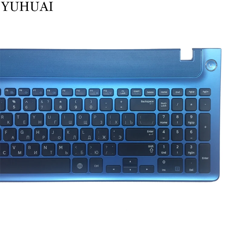 Русская клавиатура с синей рамкой для samsung NP355E5C NP355V5C NP300E5E NP350E5C NP350V5C RU Ноутбук раскладка клавиатуры