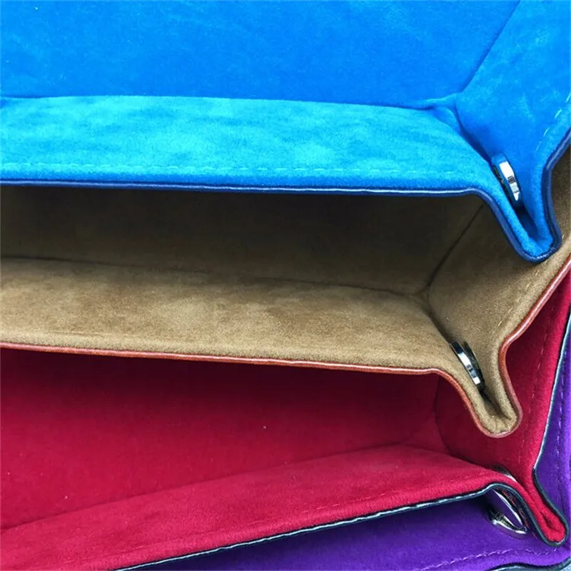 5 видов цветов кости Хранитель из искусственной кожи лоток мягкий бархат