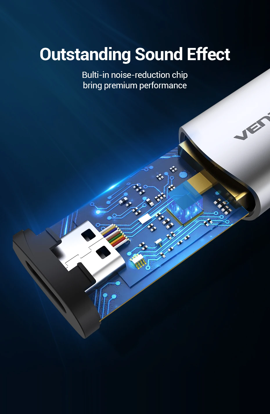 Vention USB для звуковой карты type-c USB C адаптер аудио интерфейс для тип компьютера-C кабель для наушников все-в-одном адаптер для звуковой карты