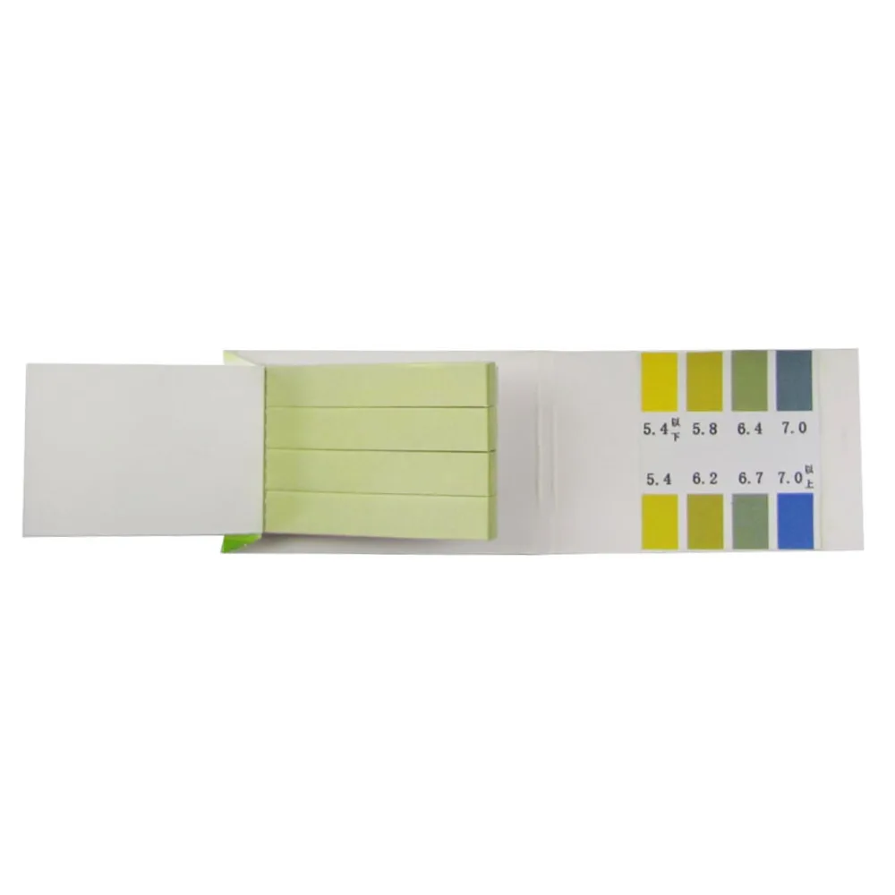 80 Pieces PH 5.4-7.0 Test Papers Strips Indicator Paper Lab Supplies Litmus Testing Kit For Plant Water Food | Инструменты
