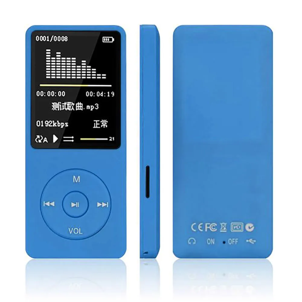 HIPERDEAL MP3 плеер FM Портативный ЖК экран HiFi без потерь Звук Музыка USB поддержка 128 Гб
