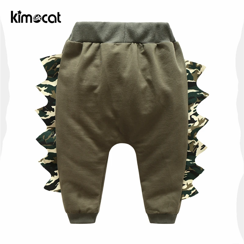 Kimocat Long Sleeve Autumn Winter Boys Clothing Set Warm Cotton Baby Clothes Cartoon Printing Cute Dinosaur |