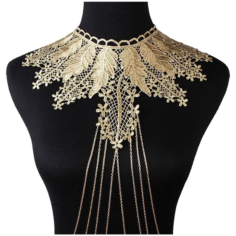 Lace Body Jewelry Chain Necklace | Украшения и аксессуары