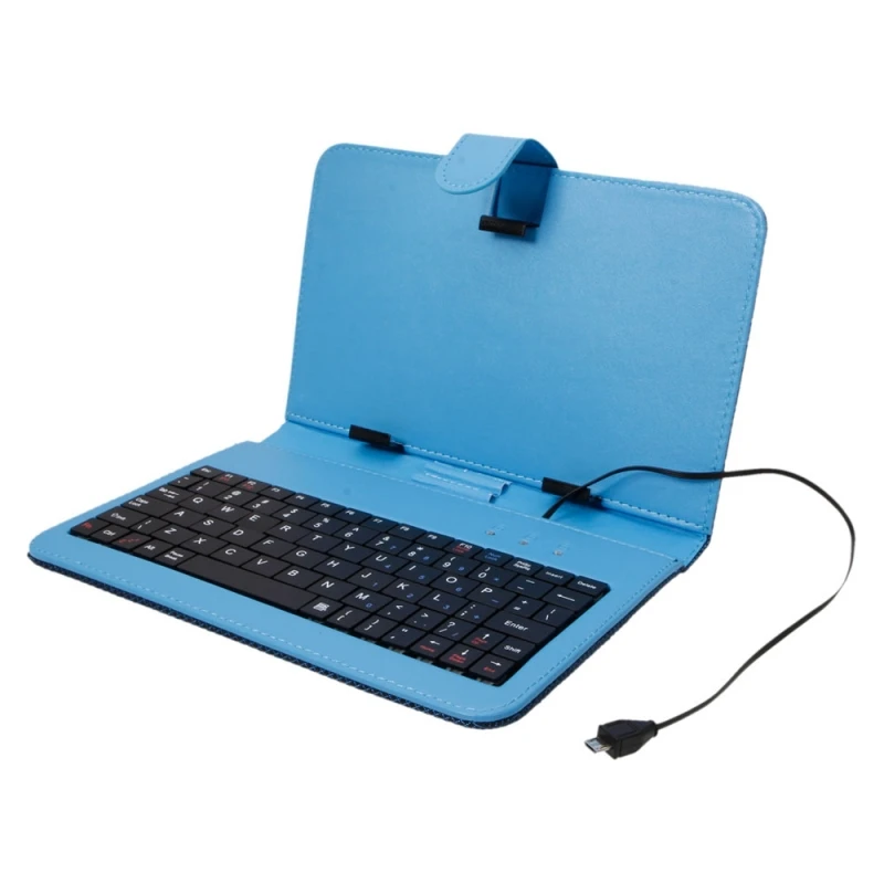 7&quot Tablet PC Leather Case Cover with Micro USB Keyboard Holder | Компьютеры и офис