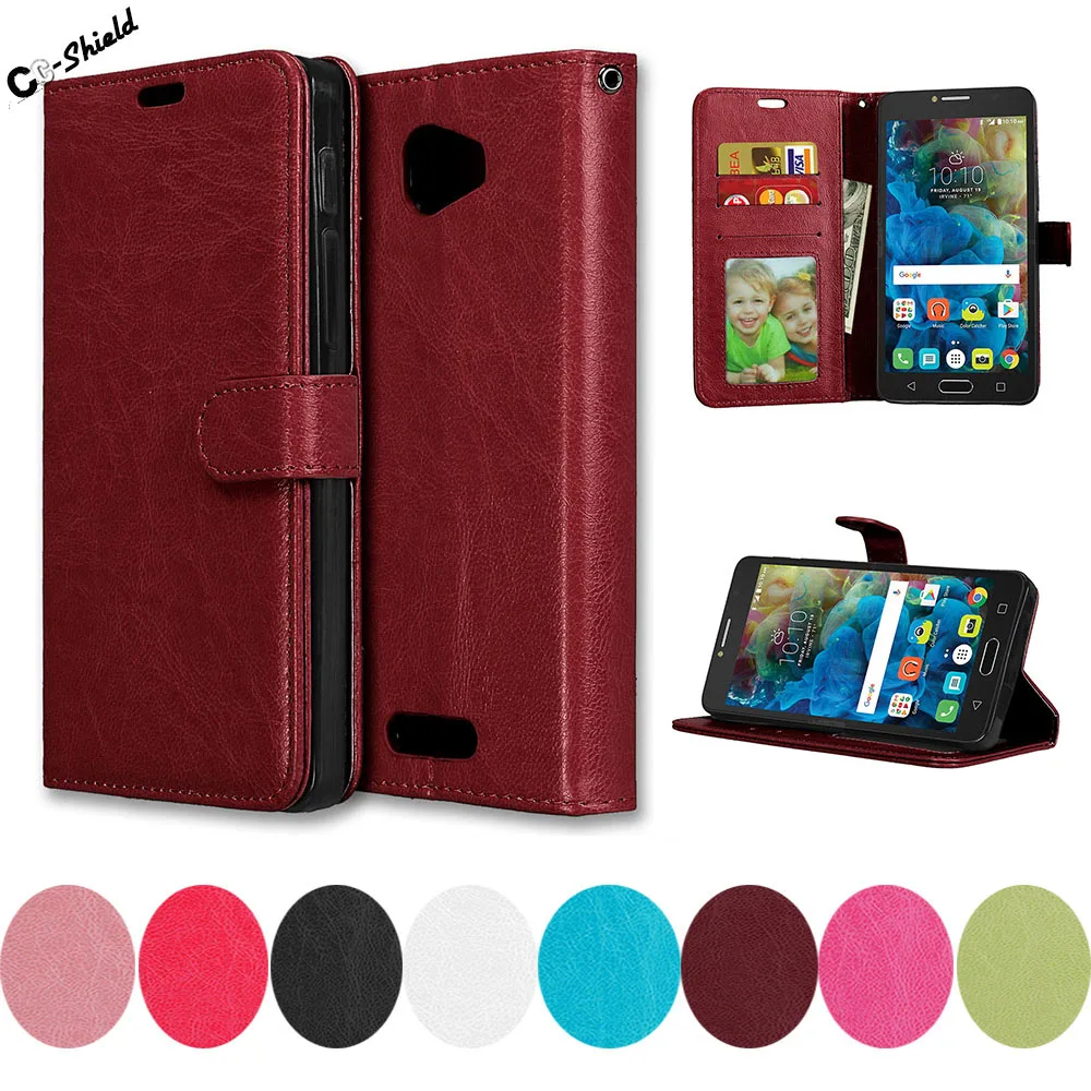 Флип чехол для Alcatel POP4S 5095K 5095 5095I One Touch POP 5 дюйма 5095Y OT кожаный s|Чехлы-книжки| |