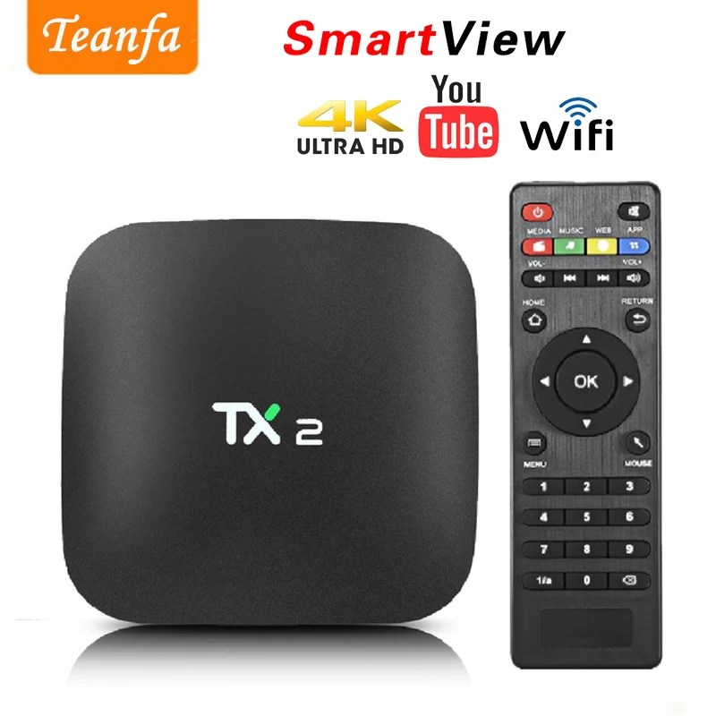 Android 7.1 Smart TV Box with Rockchip RK3229 2GB RAM 16GB ROM BT2.1 WIFI KD iptv better and cheaper than A95X T95 X96 H96 box |