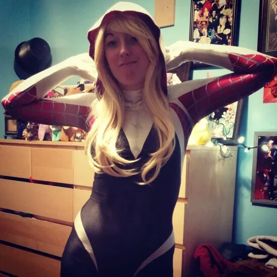 Взрослый костюм Человека-паука для женщин Гвен Человек-паук Zentai костюм на Хэллоуин и косплей Женский костюм паука анти-Веном Gwen