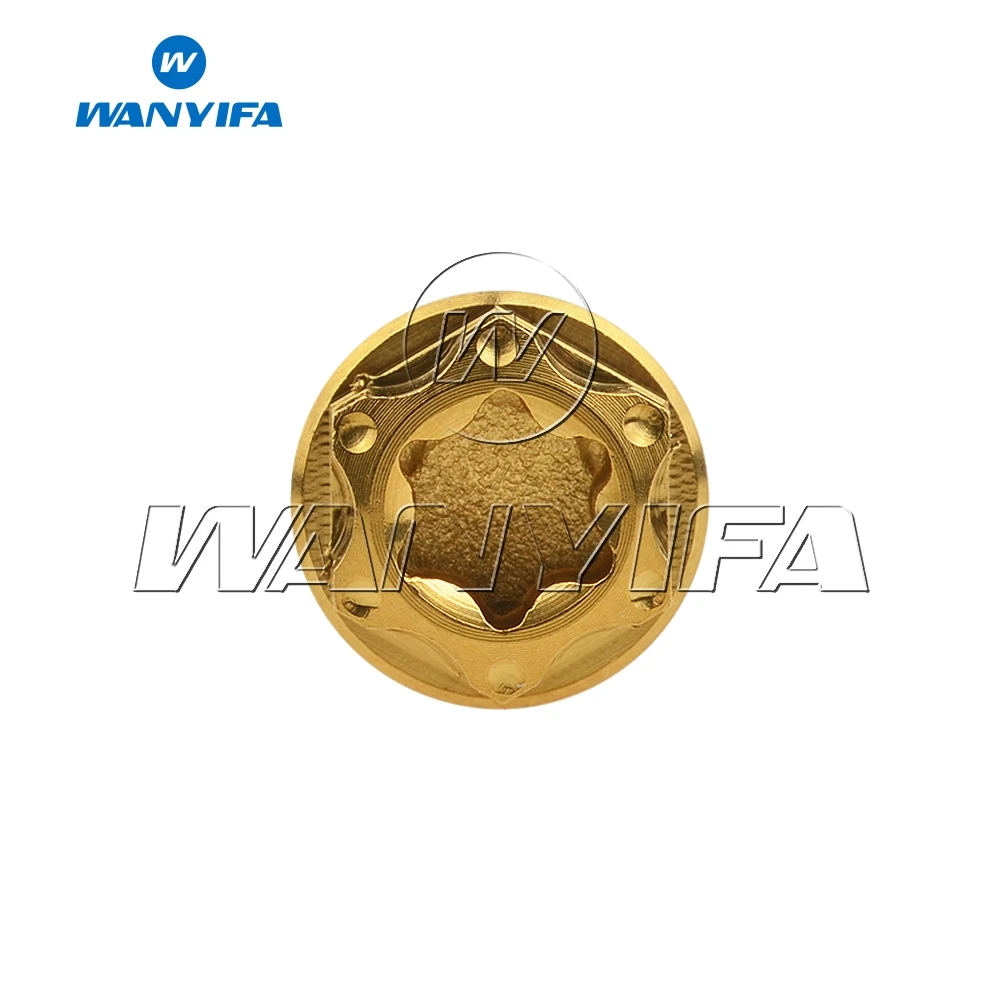 Титановый болты &quotWanyifa&quot M6x30mm Torx Фланцевая головка винт для велосипедной