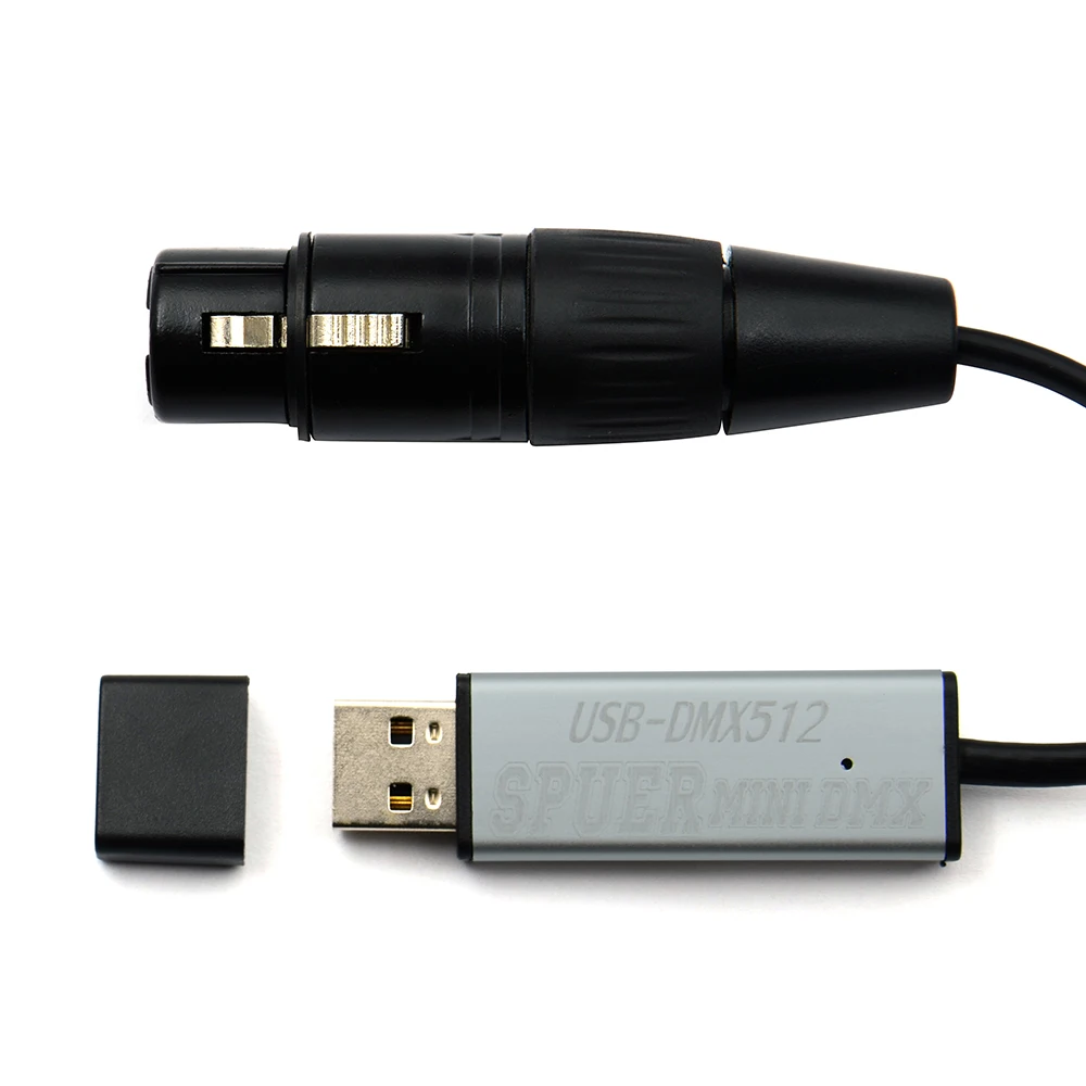 Адаптер интерфейса USB к DMX светодиодный DMX512 студийный компьютер ПК контроллер