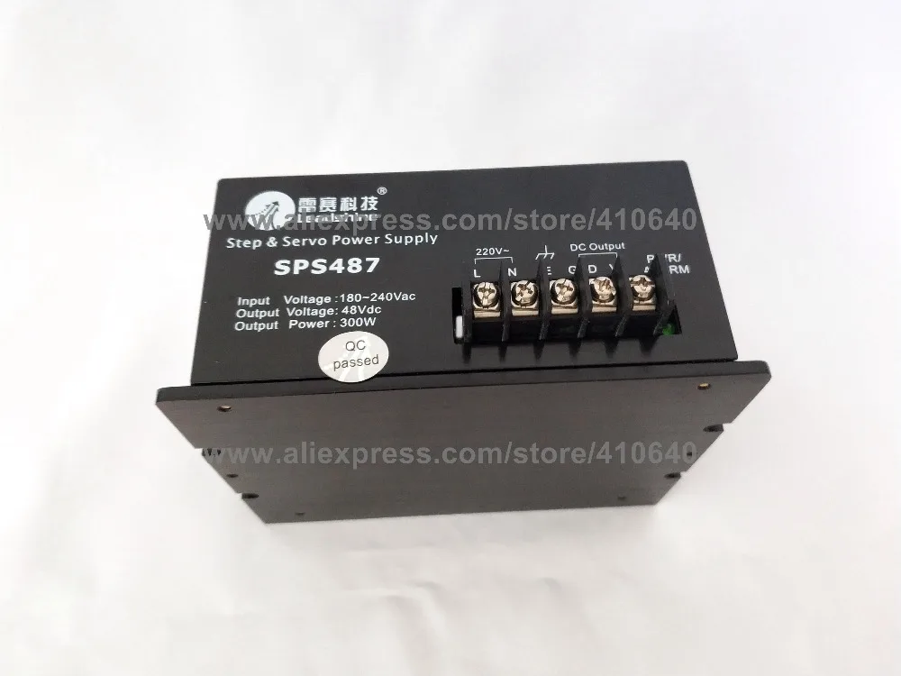 Leadshine SPS487 ультра компактный 48 VDC/7A нерегулируемый выключатель Питание с 180-250 В переменного тока Вход