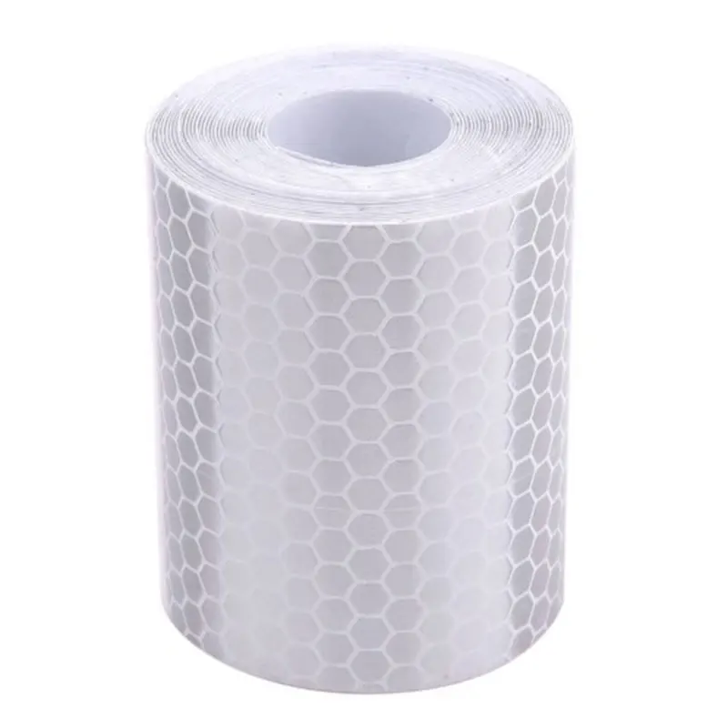 

1PC 5cmx3m Safety Sign Reflective Tape Reflective Film Sticker Car-Styling SelfAdhesive Warning Tape Motorcycle Reflective Tape