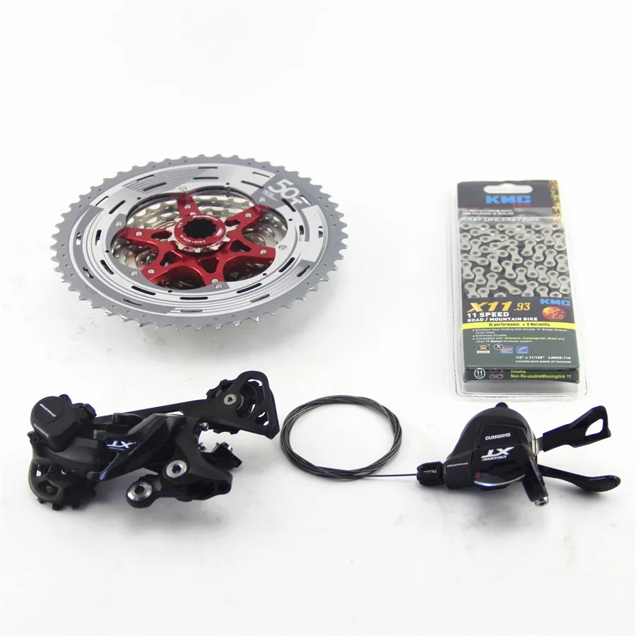 SHIMANO DEORE XT M8000 комплект горного велосипеда MTB 1x11-Speed 46T 50T SL+ RD+ CSMX8+ X11.93 M8000 переключатель заднего хода