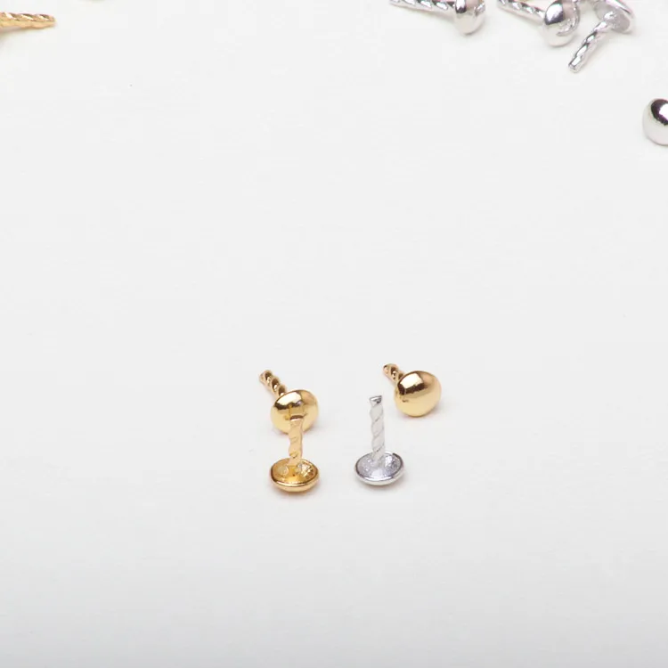 DIY Аксессуары S925 Стерлинговое Серебро разделитель серебряные и золотые