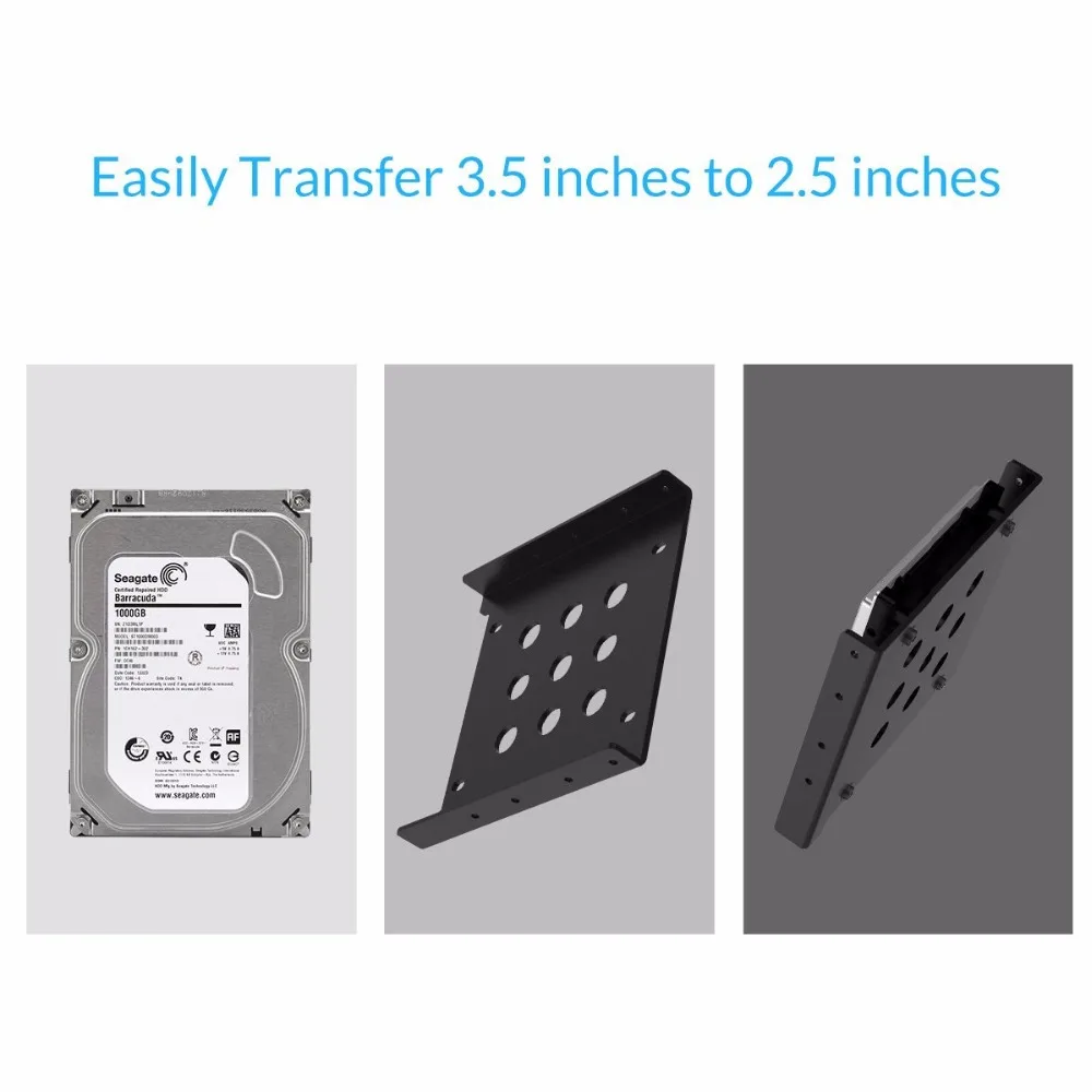 Алюминиевый Монтажный кронштейн жесткого диска ORICO для HDD Candy 2 5 3 дюйма комплект SSD