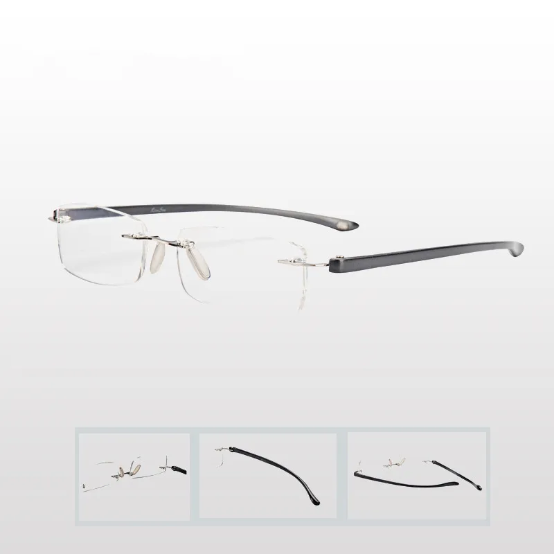 2015 Бренд дизайнер Старинные легкие Очки Без Оправы Кадров Мужчины Женщины моды
