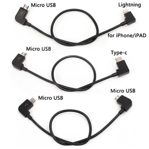 FPV Micro USB для освещенияТип CMicro USB OTG кабель для передачи данных для IPhone iPad DJI Osmo Карманный адаптер SparkMAVIC Pro 2 управление воздухом