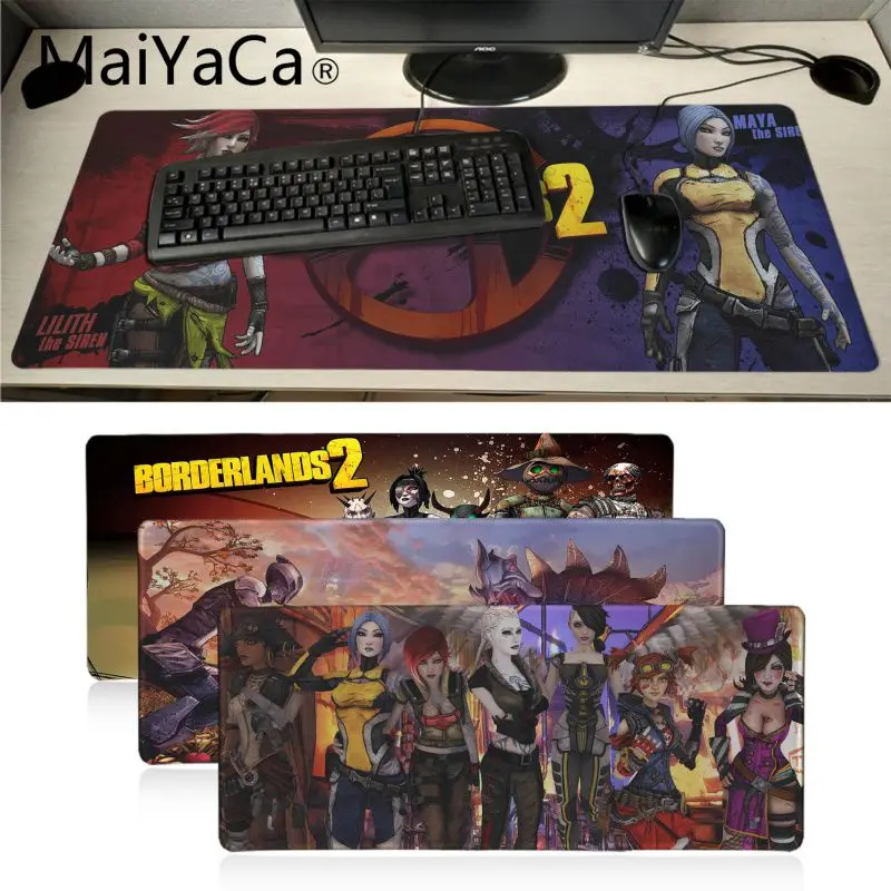 Maiyaca borderland 2madness pack игровые коврики для геймеров игровой коврик для мыши скоростная клавиатура мышь mat30x70cm ноутбук Настольный коврик