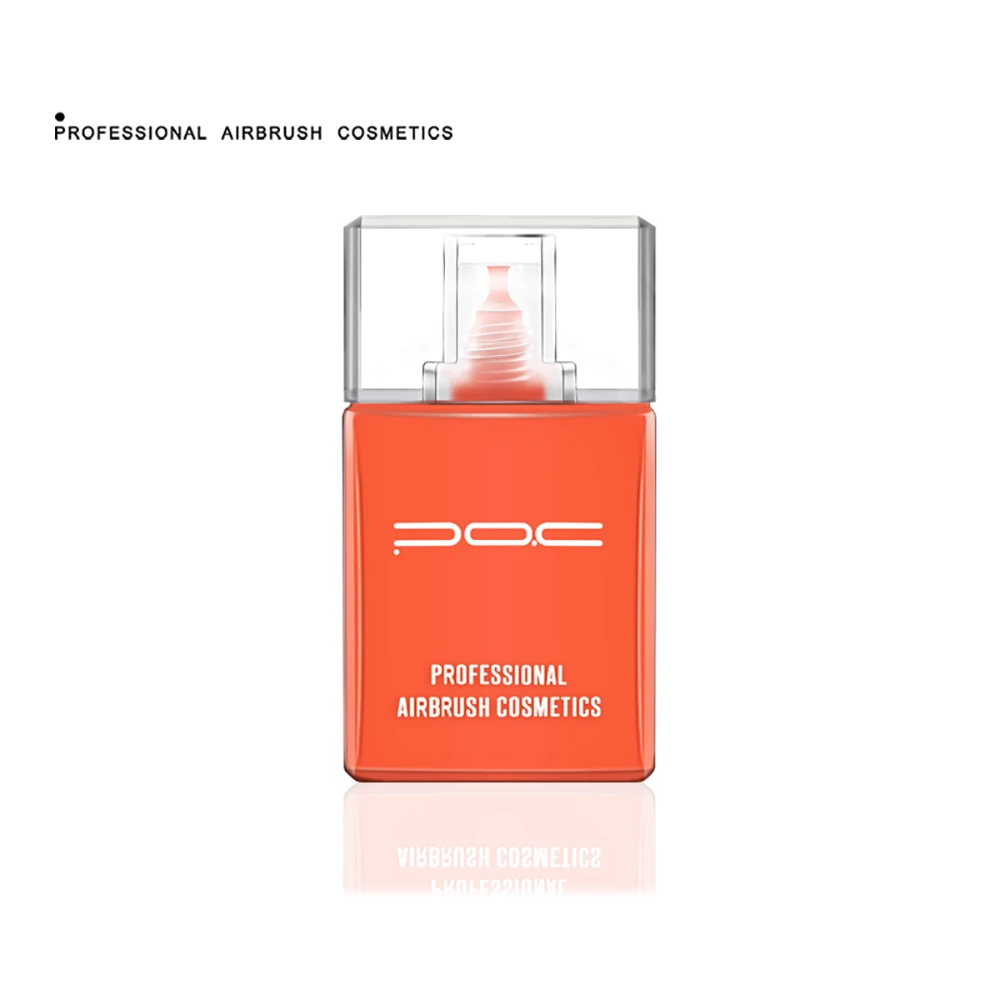 30ml C08 Профессиональная 80% цветная основа на водной основе для аэрографа, макияжа, HD краска для лица, косметика для всех стандартных аэрографов - Цвет: 30ml C08