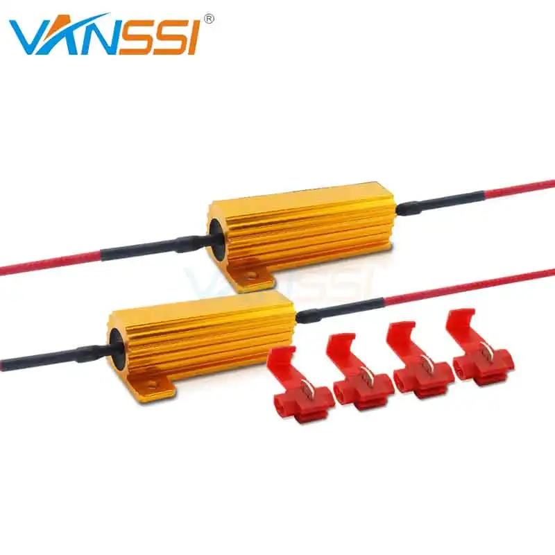 Универсальный светодиодный светильник 50 Вт 6 Ом 2 шт.|resistor for led|resistor ledresistor 50w |