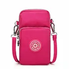 Женская сумка-мессенджер, однотонная мини-сумка на ремне для мобильного телефона, 2019